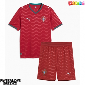 Portugalsko Dětské Domácí dres komplet MS 2026 Krátký Rukáv (+ trenýrky)